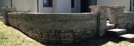 Retaining Walls With Columns